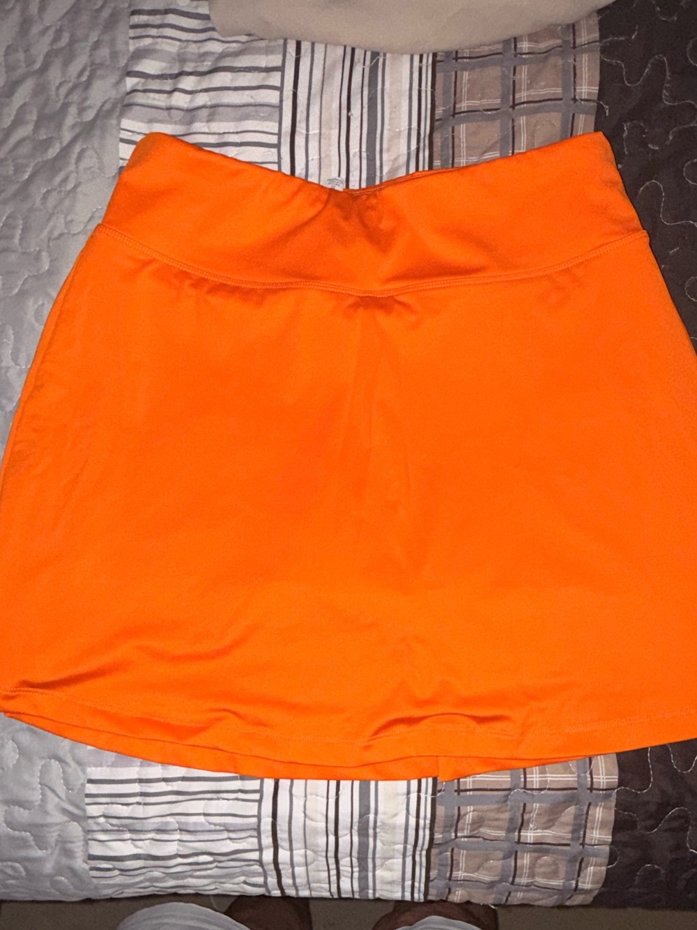 Fila Neon Orange Active Mini Skirt